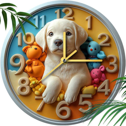 Labrador Retriever Silent Wall Clock - Montero Milan