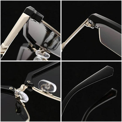 SHAUNA Square Women Fashion Sunglasses Gradient Men Vintage Green Sun Glasses Shades UV400 - Montero Milan