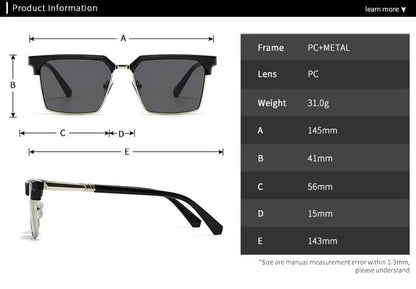 SHAUNA Square Women Fashion Sunglasses Gradient Men Vintage Green Sun Glasses Shades UV400 - Montero Milan