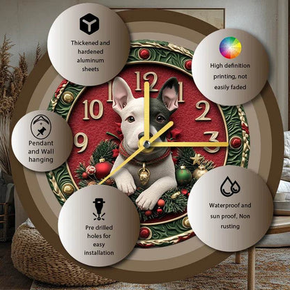Bulldog Silent Wall Clock - Montero Milan