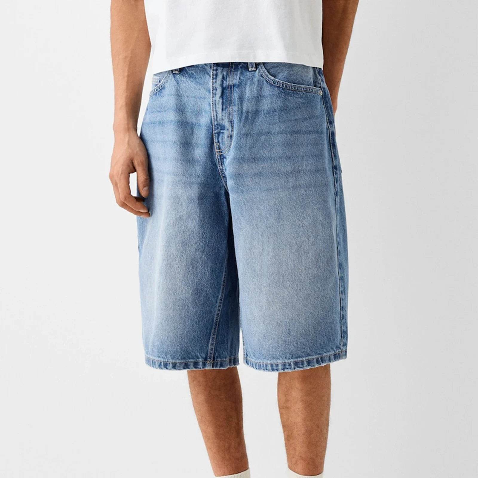 Baggy Vintage Wash Jorts - Montero Milan