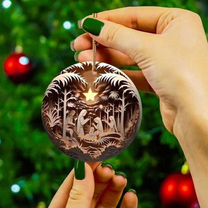 Classic Christmas Nativity Ornaments (1 / 6 / 12 PCs) - Montero Milan