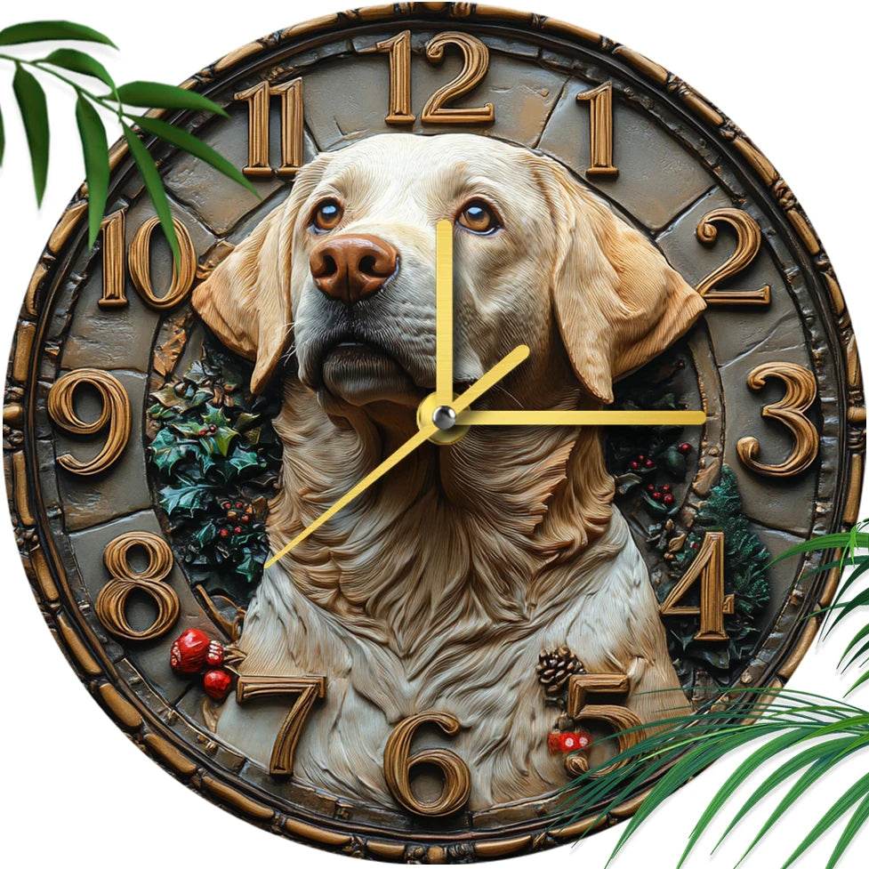 Labrador Retriever Silent Wall Clock - Montero Milan