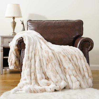 Luxury Faux Fur Throw Blanket