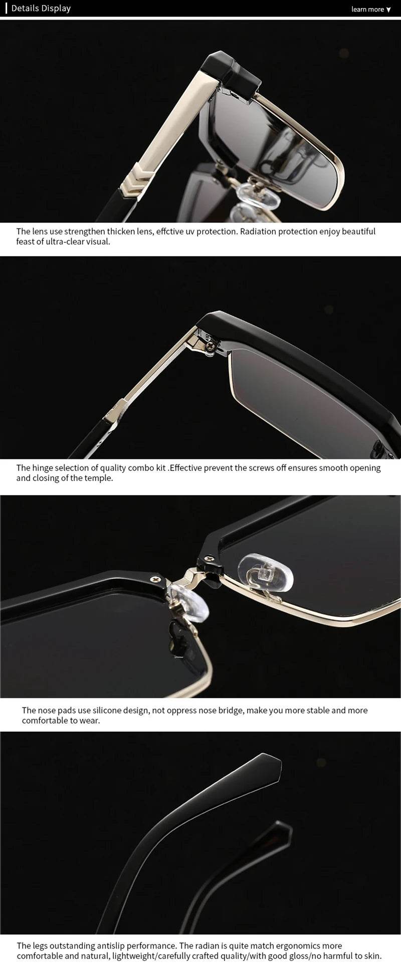 SHAUNA Square Women Fashion Sunglasses Gradient Men Vintage Green Sun Glasses Shades UV400 - Montero Milan