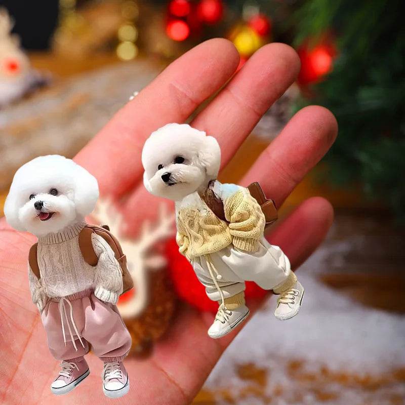 Adorable Puppy Hanging Ornament ( 1 PCs / 4 PCs) - Montero Milan