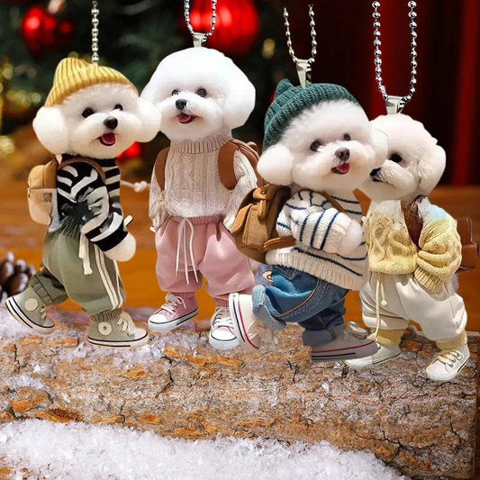 Adorable Puppy Hanging Ornament ( 1 PCs / 4 PCs) - Montero Milan