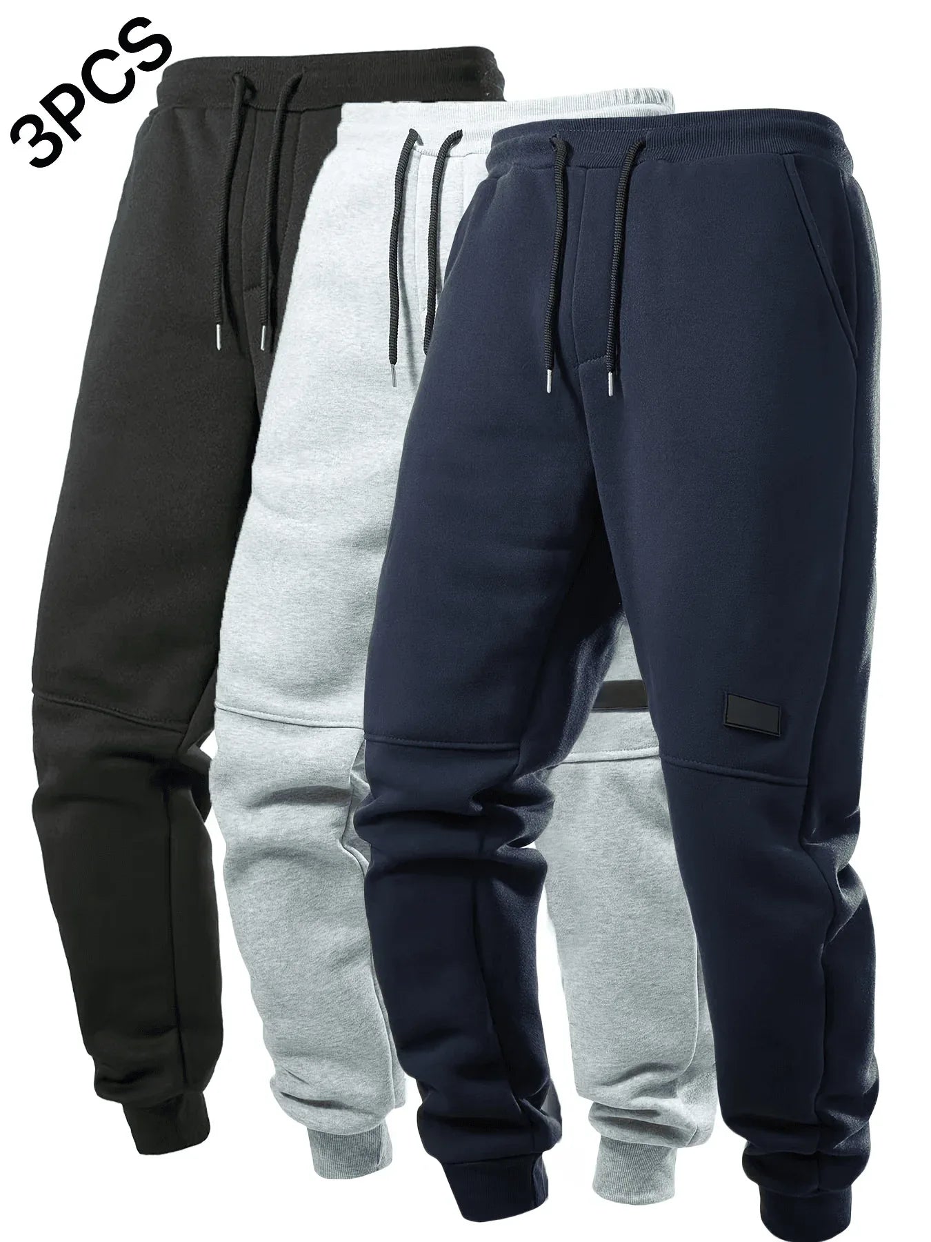 3-Pack Men's Fleece Jogger Sweatpants - Montero Milan
