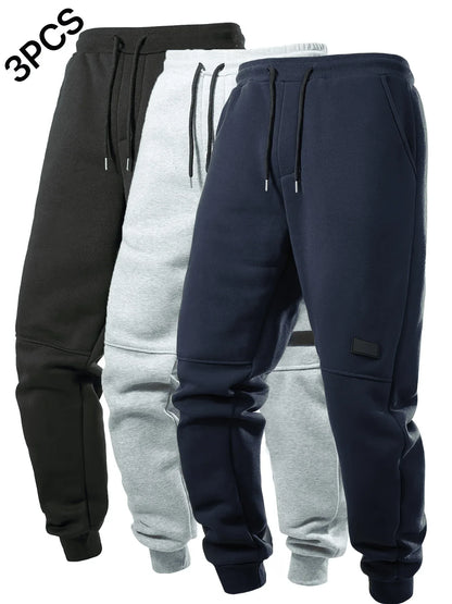 3-Pack Men's Fleece Jogger Sweatpants - Montero Milan