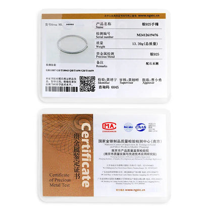 2mm Full Moissanite Bracelets with GRA Certified 100% 925 Sterling Silver Plated 18K Gold Luxury Fine Jewelry Bangle For Women