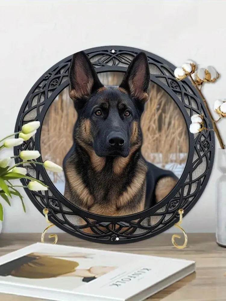 German Shepherd Flat 3D Ornament - Montero Milan