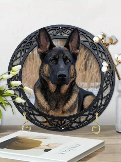 German Shepherd Flat 3D Ornament - Montero Milan