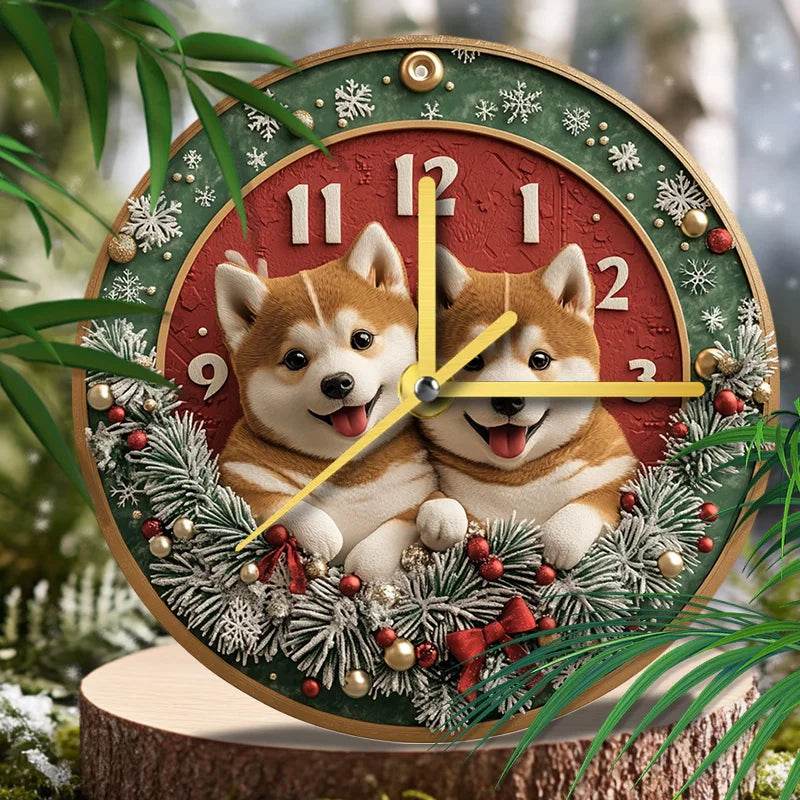 Akita Silent Wall Clock - Montero Milan