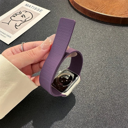Magnetic Leather Apple Watch Band