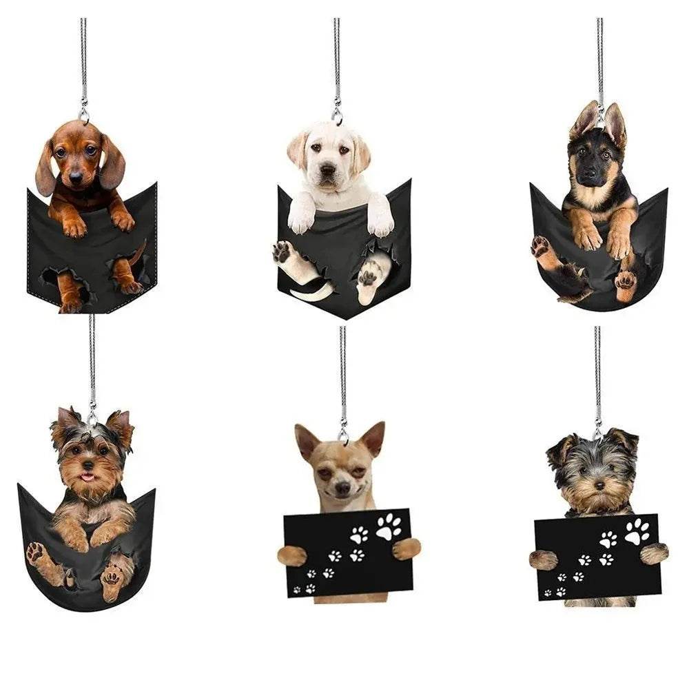Adorable Puppy Hanging Ornament ( 1 PCs / 6 PCs) - Montero Milan