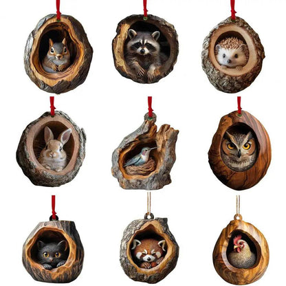 Cute Forest Animals Christmas Ornaments - Montero Milan