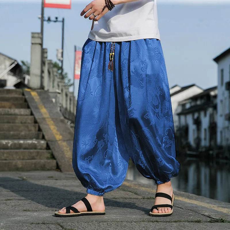 Samurai Style Wide-Leg Trousers - Montero Milan