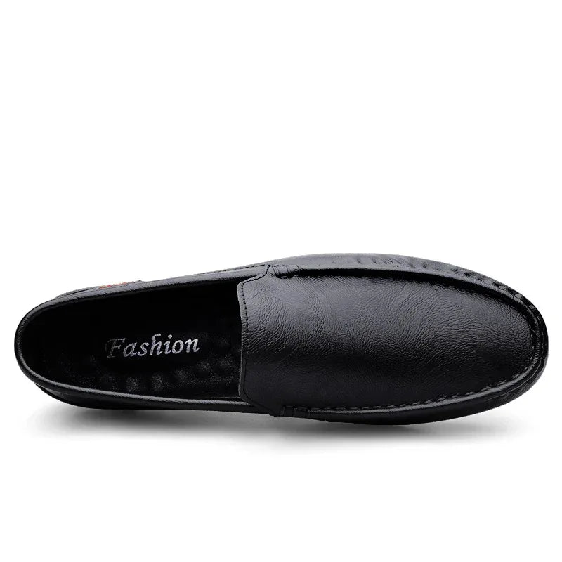 Genuine Leather Men Casual Shoes Luxury Brand Mens Loafers Moccasins Breathable Slip on Italian Driving Shoes Chaussure Homme