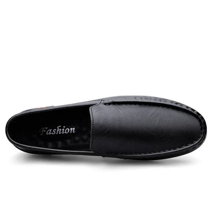 Genuine Leather Men Casual Shoes Luxury Brand Mens Loafers Moccasins Breathable Slip on Italian Driving Shoes Chaussure Homme