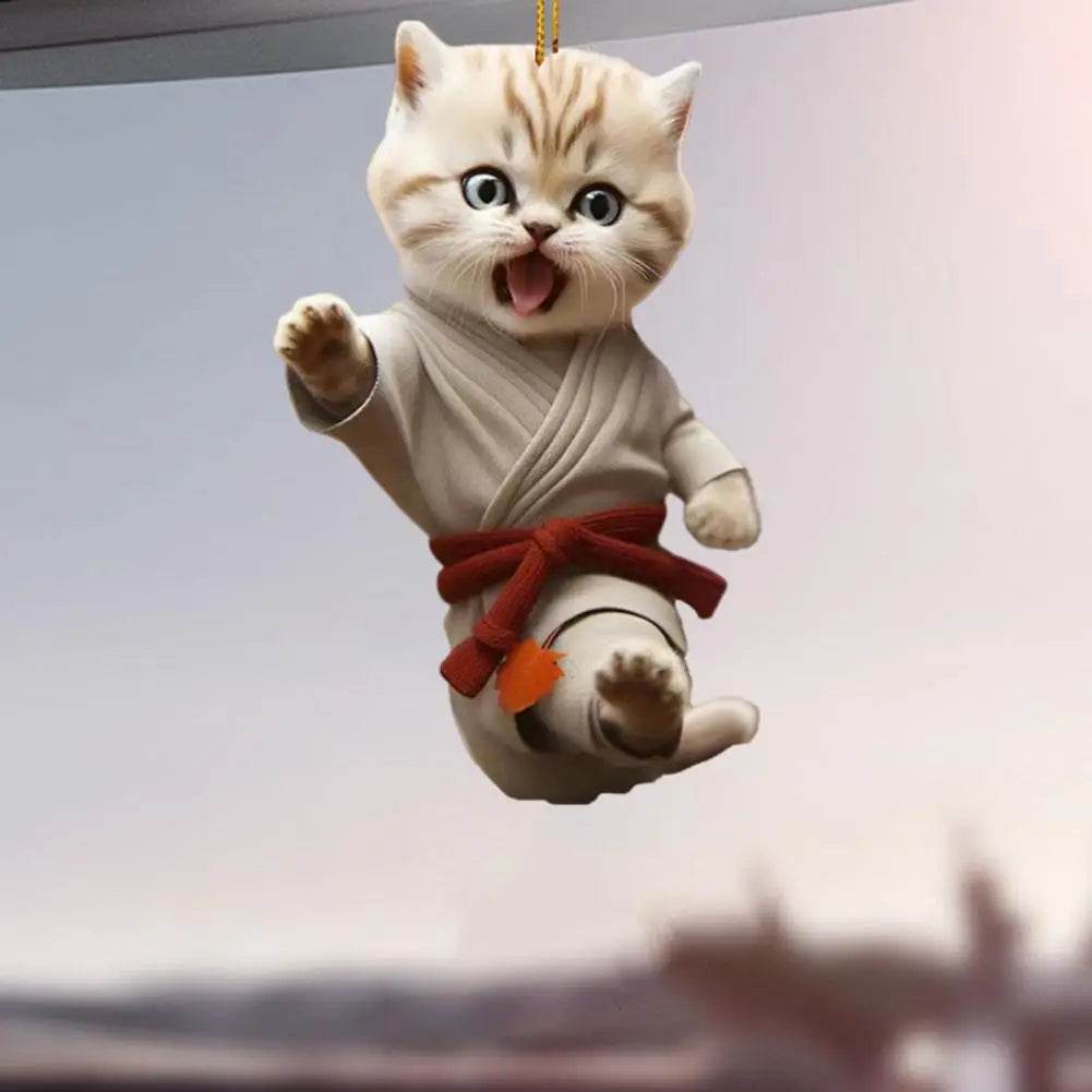 Kung Fu Cat Ornament ( 1 PCs / 4 PCs ) - Montero Milan
