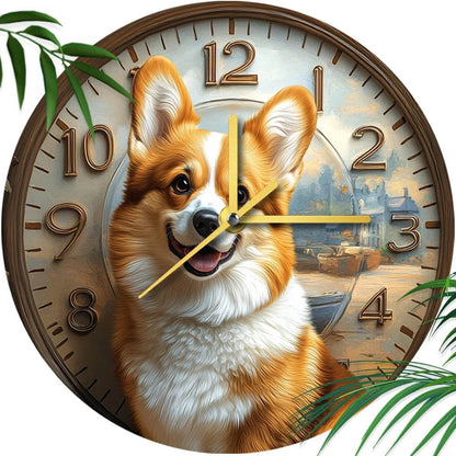 Corgi Silent Wall Clock - Montero Milan