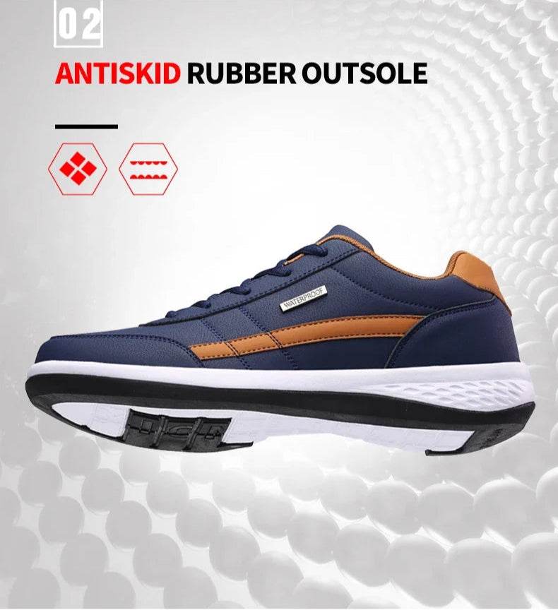 VeroLift™ Waterproof Leather Sneakers - Montero Milan