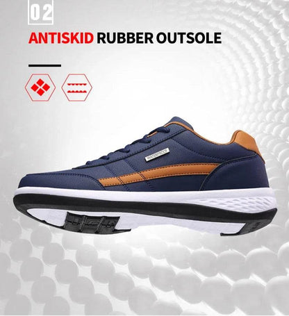 VeroLift™ Waterproof Leather Sneakers - Montero Milan