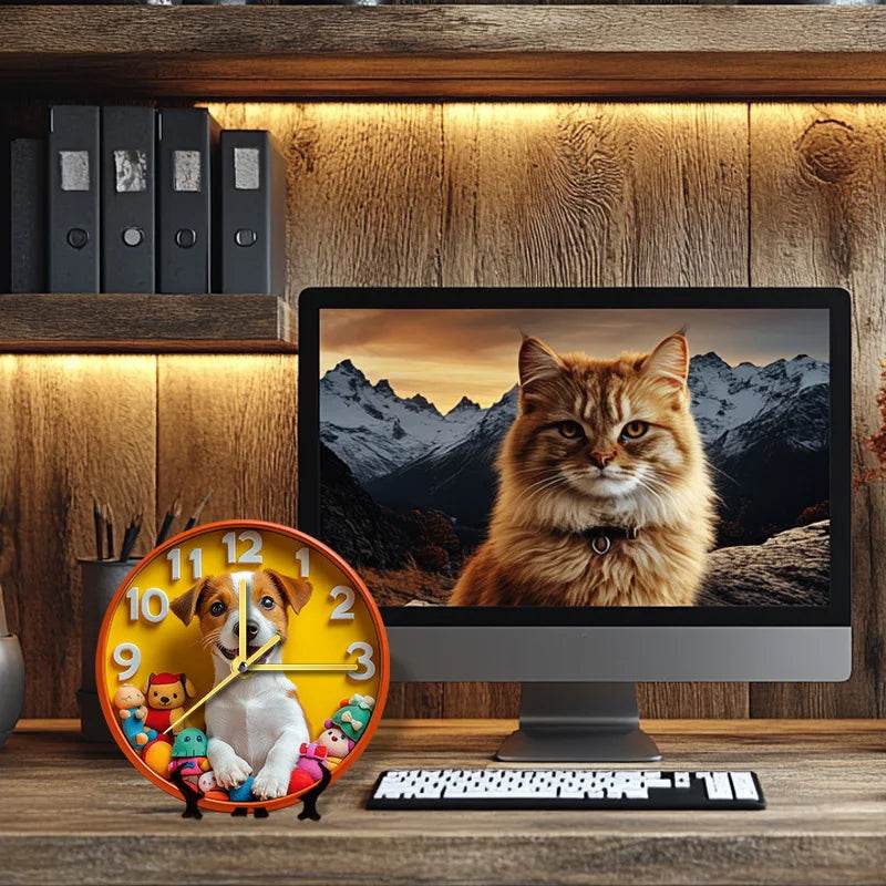 Jack Russell Terrier Silent Wall Clock - Montero Milan