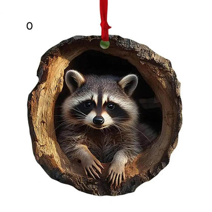 Cute Forest Animals Christmas Ornaments - Montero Milan