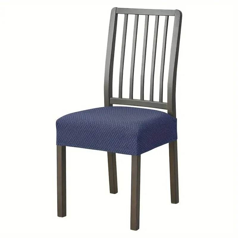 1PC Stretch Dining Chair Seat Cover Jacquard Solid Color Chairs Covers Removable Anti-Dust Chair Cushion Slipcovers Hotel Home - Montero Milan