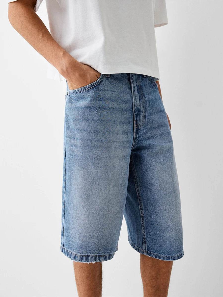 Baggy Vintage Wash Jorts - Montero Milan