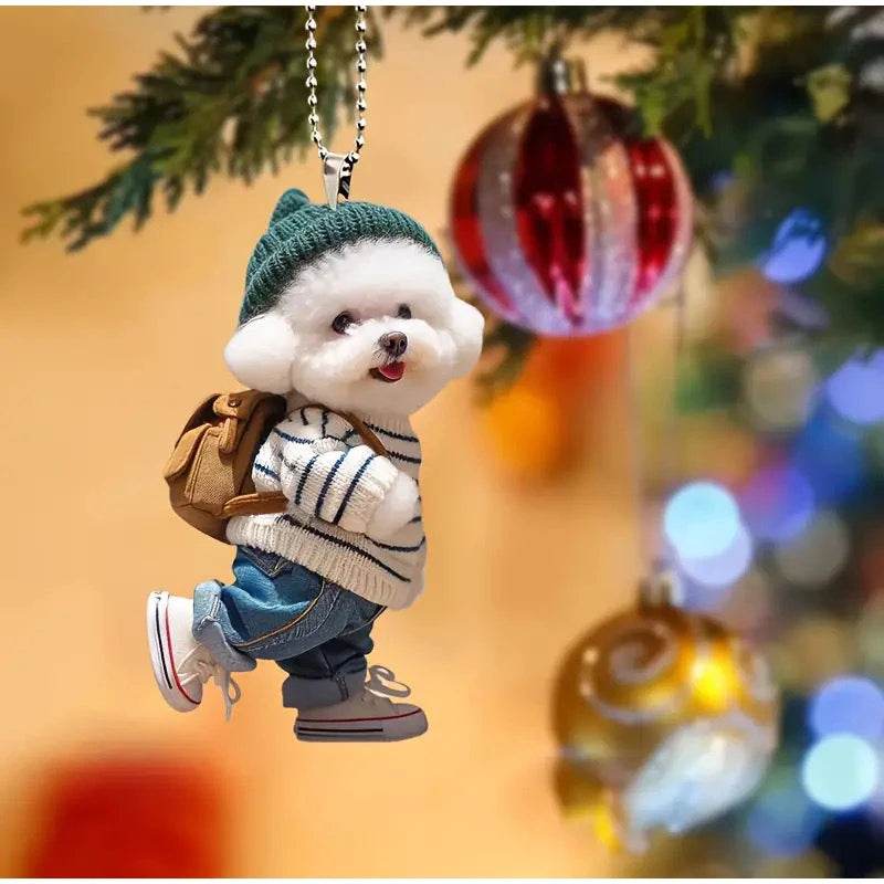 Adorable Puppy Hanging Ornament ( 1 PCs / 4 PCs) - Montero Milan