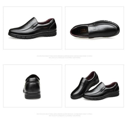 Genuine Leather Casual Shoes For Men Flat Platform Walking Shoes Outdoor Footwear Loafers Breathable Sneakers Handmade Shoes - Montero Milan