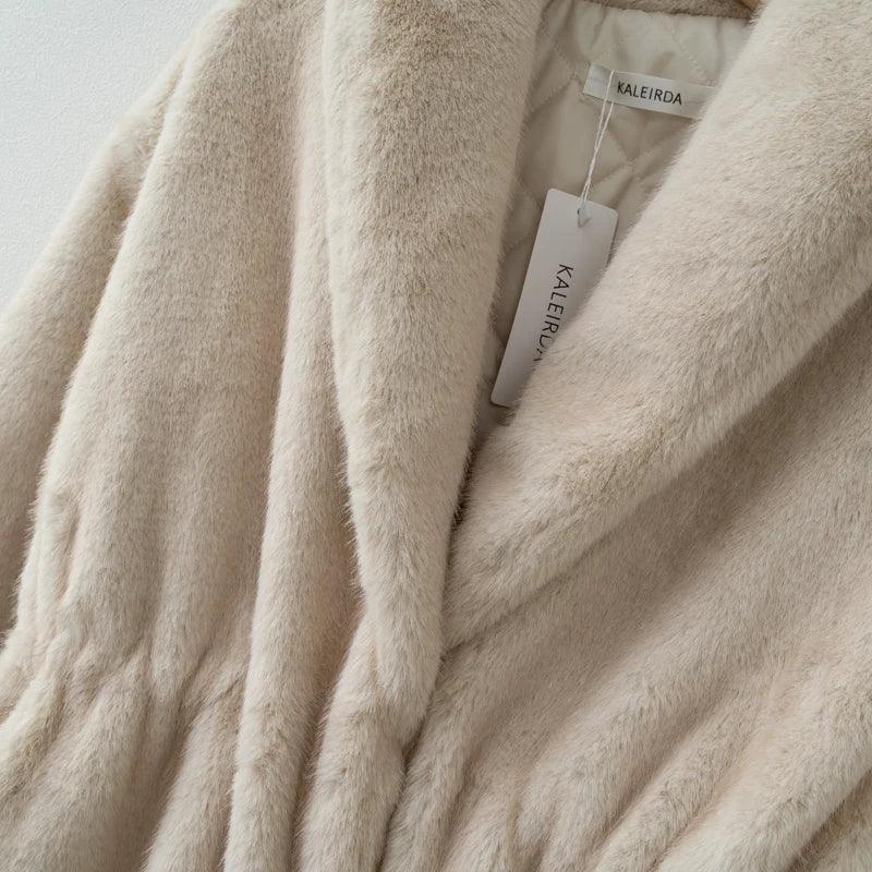 faux fur coat women