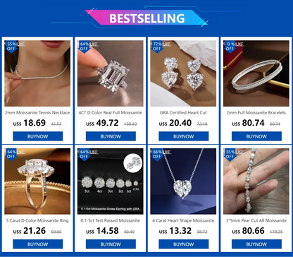 2mm Full Moissanite Bracelets with GRA Certified 100% 925 Sterling Silver Plated 18K Gold Luxury Fine Jewelry Bangle For Women