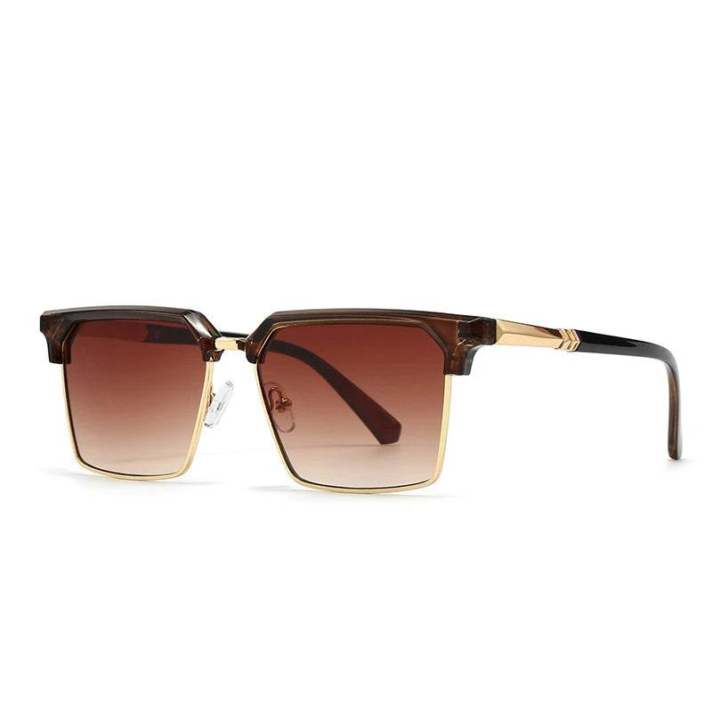 SHAUNA Square Women Fashion Sunglasses Gradient Men Vintage Green Sun Glasses Shades UV400 - Montero Milan