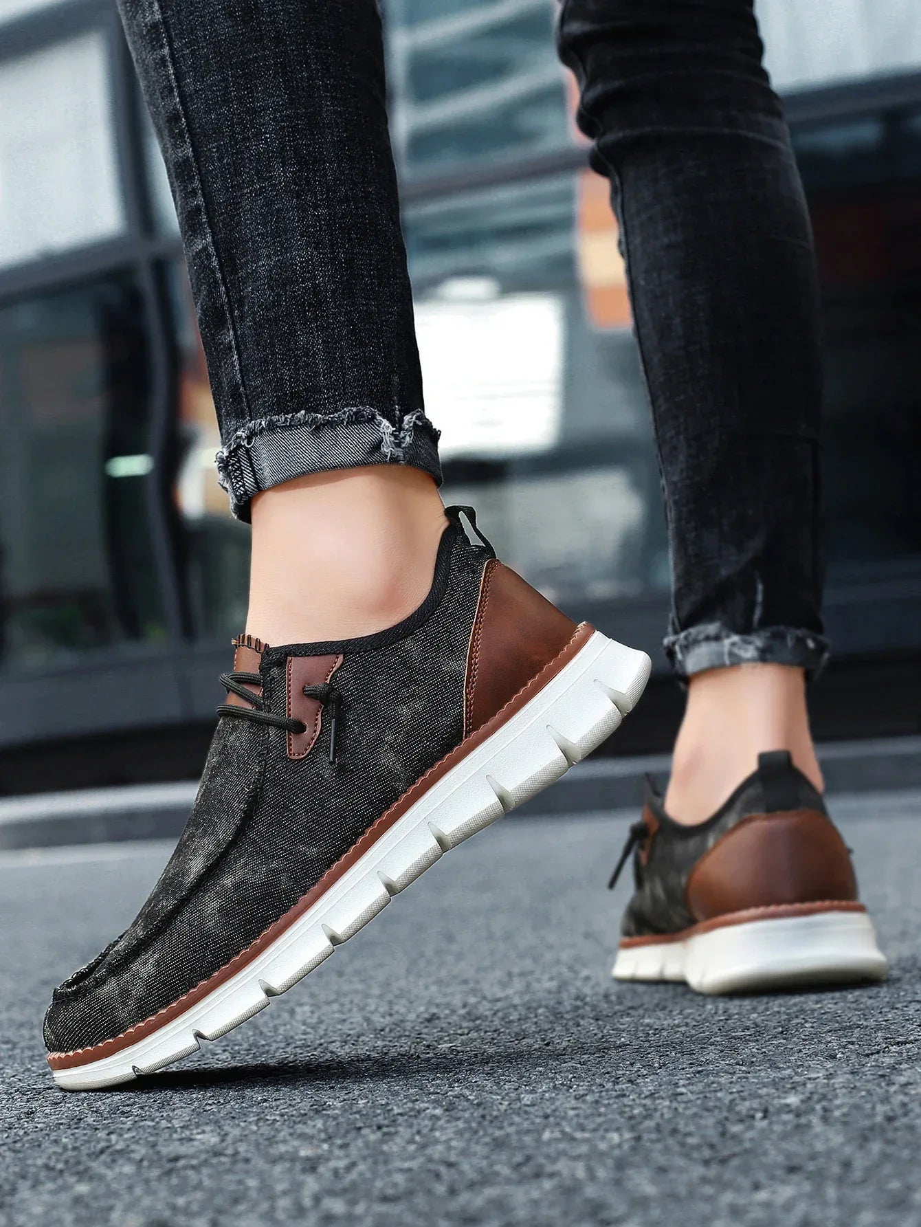 Men Casual Shoes Breathable Loafers Men Sneakers 2024 New Male Comfortable Flat Footwear Sneakers Men Canvas Shoes