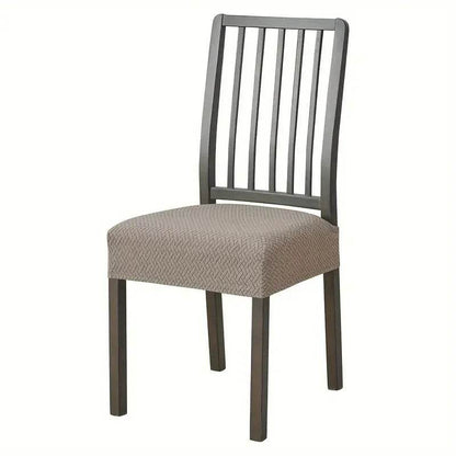 1PC Stretch Dining Chair Seat Cover Jacquard Solid Color Chairs Covers Removable Anti-Dust Chair Cushion Slipcovers Hotel Home - Montero Milan