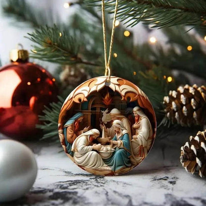 Classic Christmas Nativity Ornaments (1 / 6 / 12 PCs) - Montero Milan