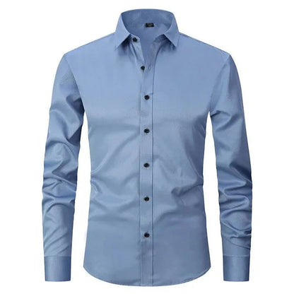 Smart Cotton-Blend Dress Shirt - Montero Milan