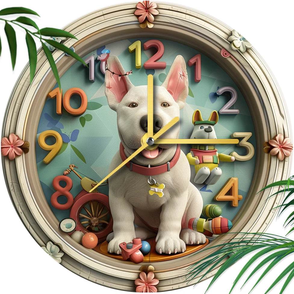 Bulldog Silent Wall Clock - Montero Milan