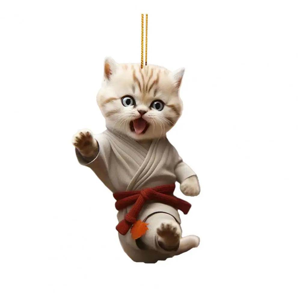 Kung Fu Cat Ornament ( 1 PCs / 4 PCs ) - Montero Milan