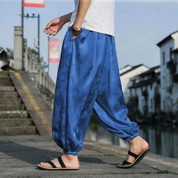 Samurai Style Wide-Leg Trousers - Montero Milan
