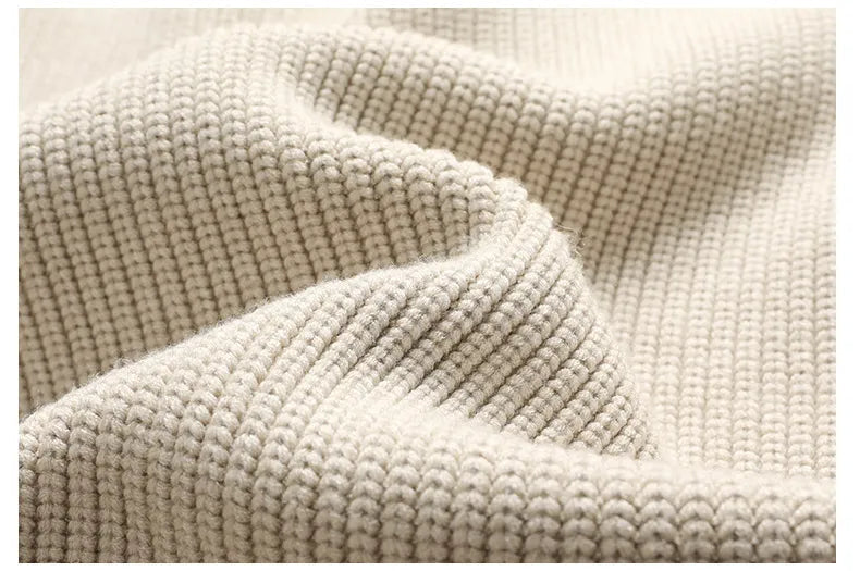 Two-Tone Knit Button Cardigan