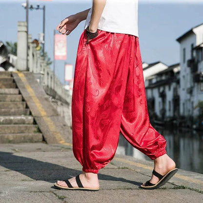 Samurai Style Wide-Leg Trousers - Montero Milan