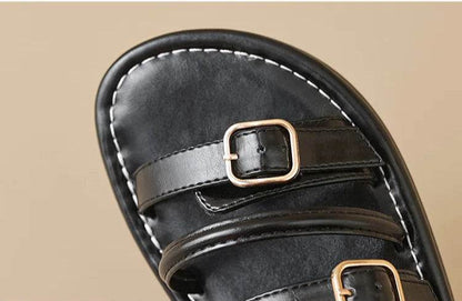 Vesta Leather Sandals - Montero Milan