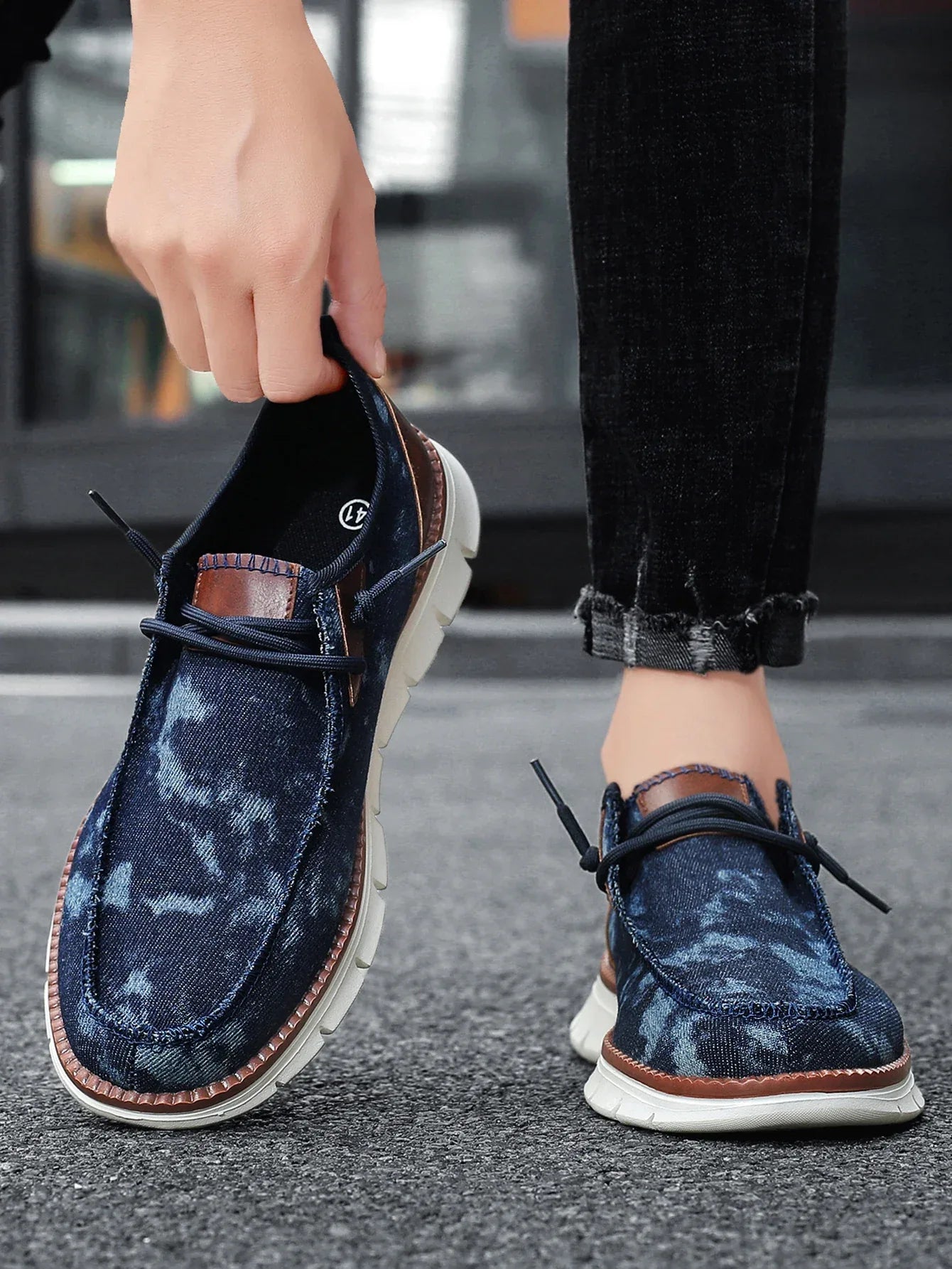 Men Casual Shoes Breathable Loafers Men Sneakers 2024 New Male Comfortable Flat Footwear Sneakers Men Canvas Shoes