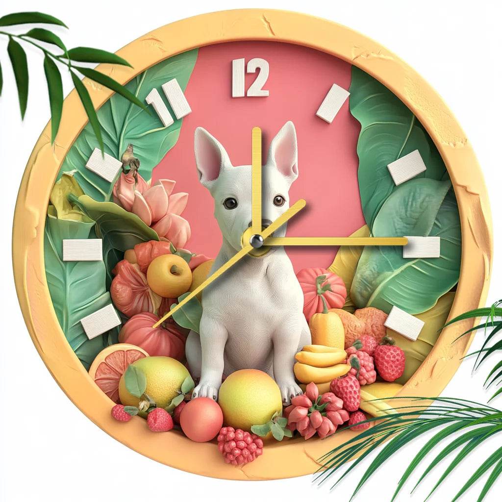 Bullmastiff Silent Wall Clock - Montero Milan