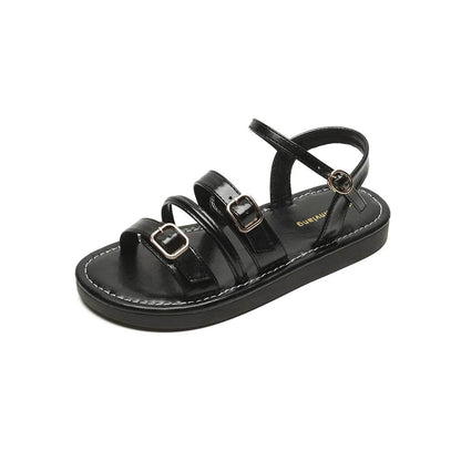 Vesta Leather Sandals - Montero Milan