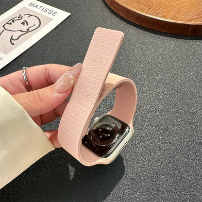 Magnetic Leather Apple Watch Band